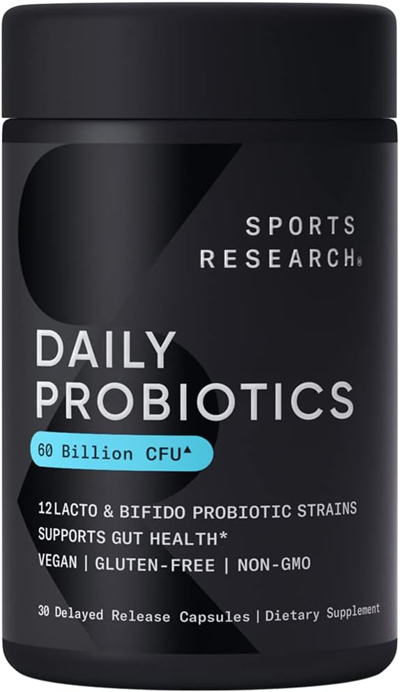 Sports Research Daily Probiotics with Prebiotics, 60 Billion CFU Review